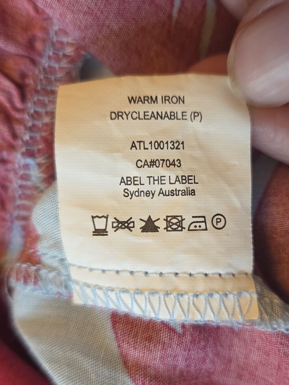 ABEL THE LABEL Anthropologie Tropical Floral High Low Maxi Dress Blue Red X S - Picture 6 of 7